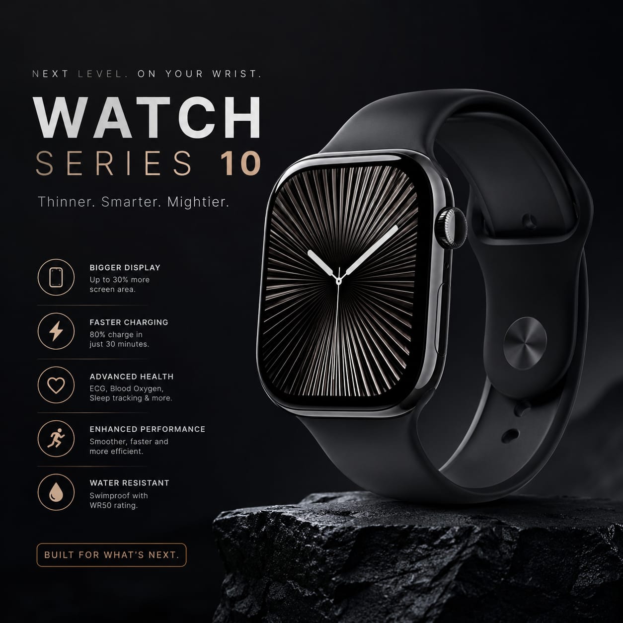 Series 10 Smartwatch – AMOLED Display, Bluetooth Calling & Fitness Tracking