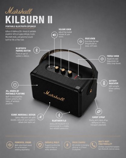 Wireless Bluetooth Speaker – Premium Bass & Vintage Design