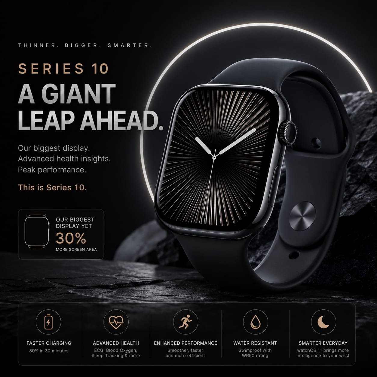 Series 10 Smartwatch – AMOLED Display, Bluetooth Calling & Fitness Tracking