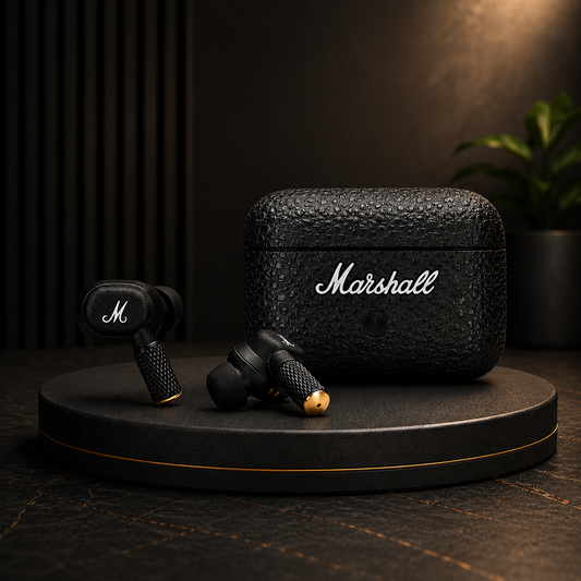Marshall Wireless Earbuds – HD Sound & Comfortable Fit